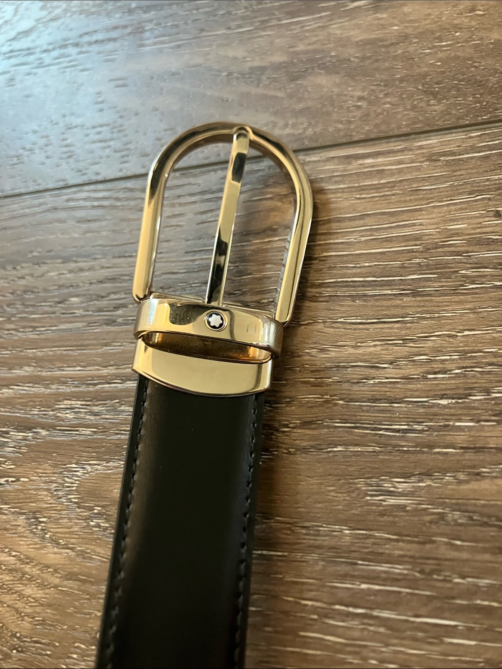 Montblanc Leather Reversible Belt